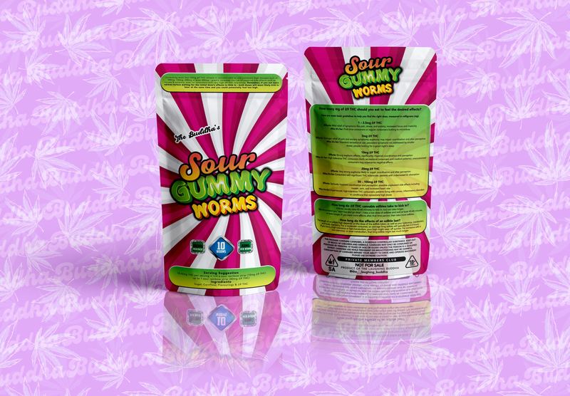 Sour Gummy Worms Edible